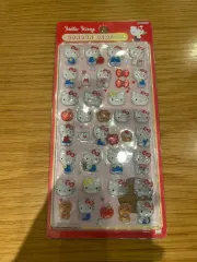 Sanrio サンリオ レトロキティー hello kitty(ハローキティ) Bong Bong Drop ステッカー ダイアリーデコ BANDAI バンダイ