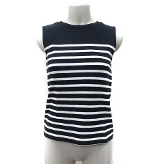 イエナ IENA カットソー ボーダー ノースリーブ マルチカラー /YI