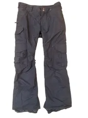13086-095★BURTON バートン スノーボード ウェア カーゴパンツ 黒 Mサイズ相当 DRYRIDE スノボ スキー メンズ 撥水 防寒 人気 定番 高機能★