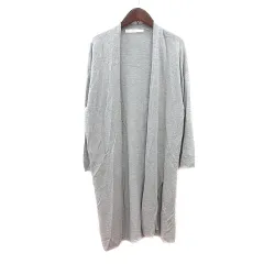 スピック&スパン Spick&Span カーディガン ニット ロング グレー /MN