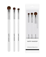 化粧ブラシ アイメイクブラシ 超柔らかい アイシャドウブラシ 化粧筆 天然毛 肌に優しい 3本セット 細い 描きやすい 目元 サムコス 人気メイクブラシ 専門化粧道具