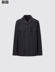 UNIQLO U デニムシャツ ジャケット ブラック M