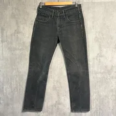 濃灰 リーバイス 511 スリム ブラックデニム W30 L30 黒 Levi's ジーンズ ジーパン パンツ ボトムス テーパード  フェード 墨黒 グレー スキニー メンズ ストレッチ 美シルエット カジュアル y2k モード ストリート アメカジ 後染め