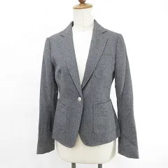 ザ・スーツカンパニー THE SUIT COMPANY ジャケット テーラードジャケット シングル 1B ウール 総裏 グレー 38