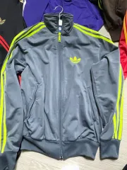 アディダス ファイヤーバード トラックジャージ 蛍光グレー 95