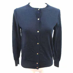 イエナ IENA カーディガン ニット 長袖 紺 ネイビー /YK