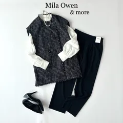 Mila Owen ミラオーウェン 他 / ジレ ブラウス パンツ 3点セット / Sense of Place by Urban Research センスオブプレイス アーバンリサーチ /  ツイードジレ / セレモニー / ママスーツ / 入学式 卒業式
