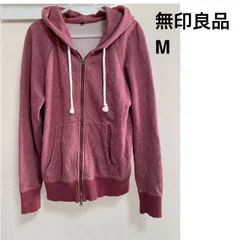 無印良品　トップス　スウェットパーカー　赤　Mサイズ