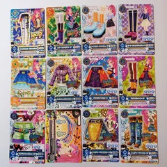 ⑦ 音城セイラ 12枚セット ナッツクラッカープリンスパンツ スイートデビルブーツ アイスカラーチップシューズ ツートーンウイングチップシューズ チョコポップスクープスカート パンクチェックダッフルコート ほか ／ アイカツ！ Aikatsu！