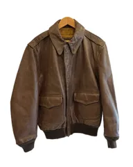 ヴィンテージ vintage BRADLEY ASSOCIATES A-2 フライトジャケット レザージャケット USA製 茶 535-28560 42 ジャケット ブラウン 101MT-5783