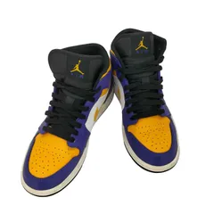 ジョーダンブランド JORDAN BRAND Air Jordan 1 Mid Lakers メンズ JPN：25 