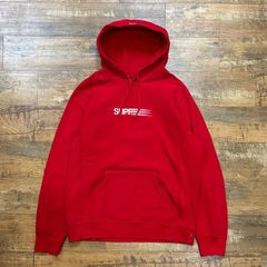 twiceモモ着用 23SS Supreme Team Flocked パーカー - メルカリ