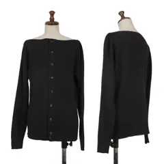 ワイズY's ウールニットカーディガン  黒M位
