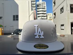 NEW ERA 59FIFTY Paisley Embroidery ロサンゼルス・ドジャース グレー 7 1/2 ¥6600 ＋ 送料¥550