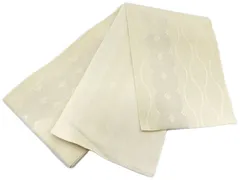 着物美人 送料込み 浴衣帯 長尺 日本製 半幅帯 細帯 夏帯 くすみ 浴衣帯白 半幅帯白 浴衣帯縞 半幅帯縞 浴衣帯ラメ 半幅帯ラメ 浴衣帯くすみ 半幅帯くすみ 浴衣帯女性 半幅帯女性 浴衣帯女の子 女性 女の子【オフ白 ラメ 縞と立涌】m461723k8