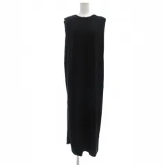 ジャーナルスタンダード レリューム JOURNAL STANDARD relume ロングワンピース F 黒 ブラック ノースリーブ ラウンドネック 無地 /SX ■GY60