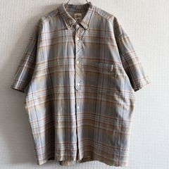 90s bitch オールドスケート ボックスシルエット 薄ピンク 半袖シャツ 