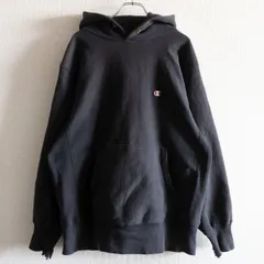 【90s】CHAMPION【REVERSE WEAVE リバースウィーブ パーカー】L ブラック チャンピオン フーディ USA製 26020299