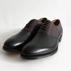 【試着のみ極美品】REGAL 【サドル シューズ】26.5 ブラック×バーガンディ リーガル 革靴  s2602054