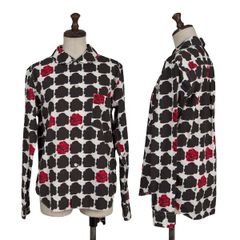BLACK COMME des GARCONS ドット柄 長袖シャツ M - メルカリ
