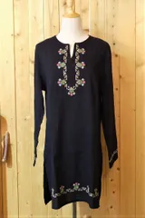 チュニック　刺繍　可愛い　長袖　サイズL　NO3