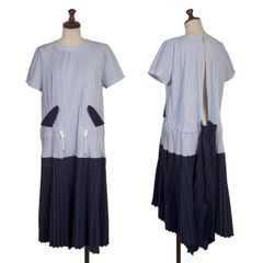 2024SS”【未使用に近い美品】☆sacai サカイ☆プリーツ ワンピース
