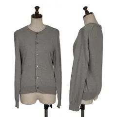 コムコム コムデギャルソンCOMME des GARCONS コットンカーディガン グレーS