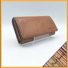 ✱Paul Smith（ポールスミス）✱キーケース 4連 ブラウン レザー ロゴ刻印 シンプル コンパクト メンズ レディース
