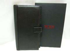 TUMI レザー カーフレザー 長財布 ブラック 小銭入れ Nassau SLG