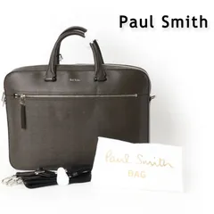 新品 Paul Smith ポールスミス  ストローグレインレザー 2wayビジネスバッグ ブリーフケース レザーバッグ 牛革 # 576