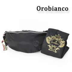 新品 Orobianco オロビアンコ ウエストバッグ ナイロン ボディバック 牛革 # 200