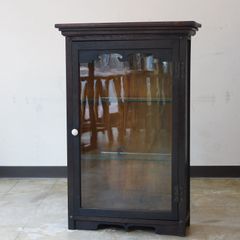 レトロ ガラスキャビネット シャビー 店舗什器 - メルカリ