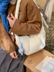 DB336(新作、バッグ、ダウンバッグ、キルティング クラウドバッグ、ショルダー、クロス、COS コス、カラーバッグ、スリングバック)