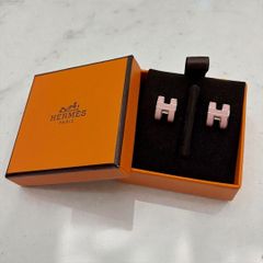 エルメス Pop H ミニピアス ピンク✖️ゴールド【正規店購入品