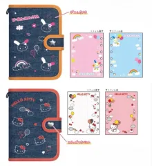 (日本正規品)ハローキティ/ウサハナ デニム シールバインダー リフィル 含む