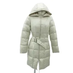 ビッキー VICKY ダウンコート 2 ロング丈 オフホワイト フード付き ベルト付き /HO10 ■GY58