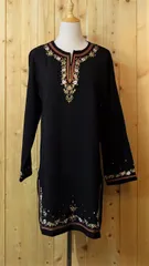 チュニック　刺繍　可愛い　長袖　サイズL　NO5