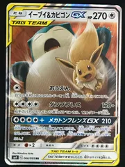 ポケモンカードゲーム ポケカ イーブイ＆カビゴンGX RR SM9-066 SM9 拡張パック「タッグボルト」 トレカ TCG 264