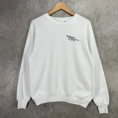 90年代 USA製 Edward D. Jones & Co. ワンポイント企業ロゴプリント メンズM相当 古着 90s VINTAGE ヴィンテージ ラグランスリーブ トレーナー 白色
