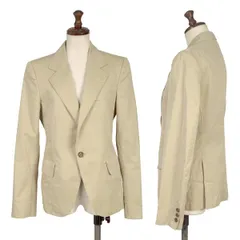 ジュンヤワタナベ コムデギャルソンJUNYA WATANABE COMME des GARCONS 裏ギンガムチェックコットンツイルジャケット ベージュSのサムネイル