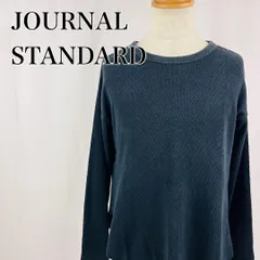 JOURNAL STANDARD　ジャーナルスタンダード　黒　ブラック　綿100　ラウンドヘム　日本製　プルオーバー　クルーネック　長袖トップス 3800のサムネイル