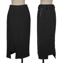 トリココムデギャルソンtricot COMME des GARCONS ウールアシンメトリースカート グレーM