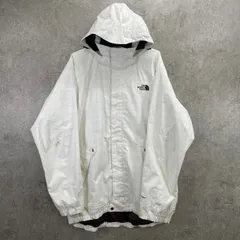 00年代 THE NORTH FACE ザ ノースフェイス HYVENT ハイベント マウンテンパーカー メンズXL相当 古着 00s Y2K VINTAGE ヴィンテージ ウィンドペン マンパ ナイロンジャケット キルティングライナー フード着脱式  白