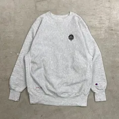 90年代 刺繍タグ Champion チャンピオン REVERSE WEAVE リバースウィーブ スウェットシャツ メンズXL 古着 90s VINTAGE ヴィンテージ アメカジ トレーナー ライトグレー