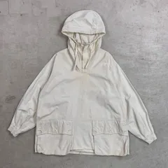 50年代 スウェーデン軍 M-39 スノーカモパーカー メンズL相当 古着 50s ヴィンテージ VINTAGE  ユーロミリタリー スモックパーカー スノーパーカー プルオーバー 白