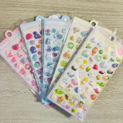 ぷっくりシール　5枚セット