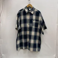 古着 CalTop キャルトップ オンブレチェック 半袖 シャツ USA製 メンズ XXL ISItems【USED】【古着】【中古】50153218