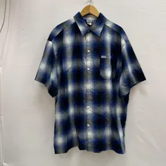 古着 CalTop キャルトップ オンブレチェック 半袖 シャツ USA製 メンズ XXL ISItems【USED】【古着】【中古】50153219