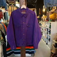 Levi’s リーバイス 70507-4834  size LARGE DENIM TRUCKER JACKET デニム トラッカー ジャケット OVER DYE PUEPLE オーバーダイ パープル 後染め スモールe Gジャン