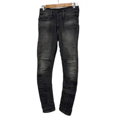 C455 DENHAM デンハム BOLT HELIX スキニーフィット W27 ブラック